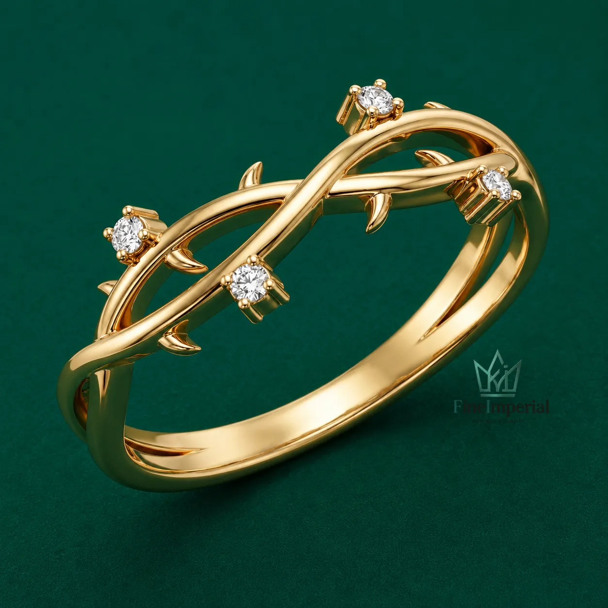 Turquoise Gold Ring, Solid 10K 14K 18K Gold Handmade Gemstone Ring for Women - Image 2