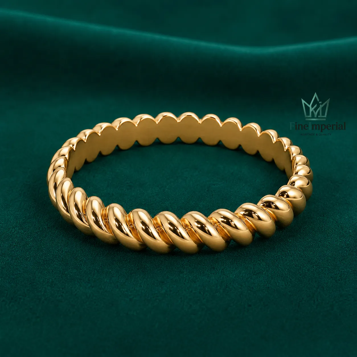 2mm 3mm Twisted Rope Gold Wedding Band, Solid 10K 14K 18K Gold, Handmade Stacking Ring - Image 4