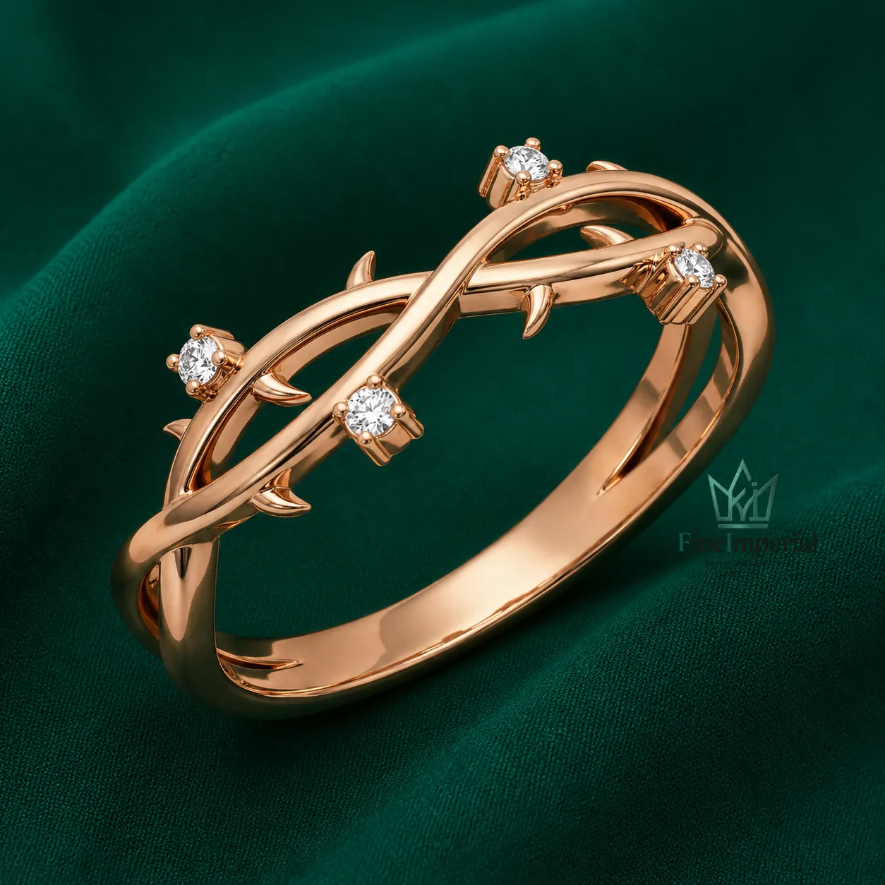 Turquoise Gold Ring, Solid 10K 14K 18K Gold Handmade Gemstone Ring for Women - Image 3