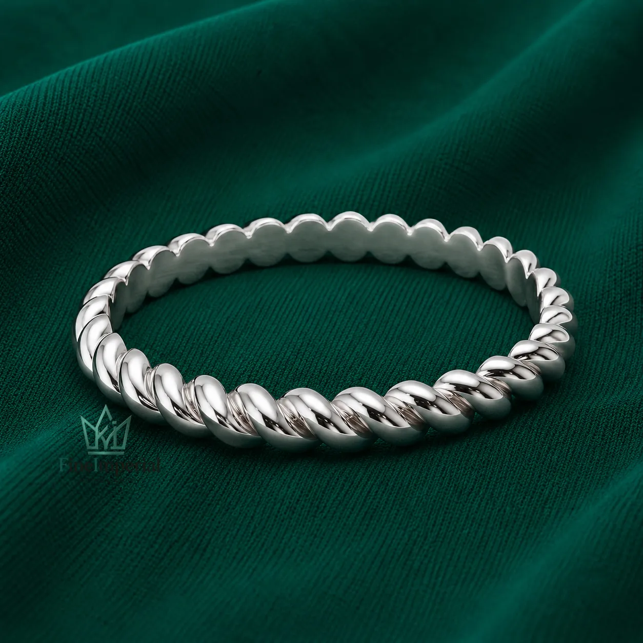 2mm 3mm Twisted Rope Gold Wedding Band, Solid 10K 14K 18K Gold, Handmade Stacking Ring - Image 6