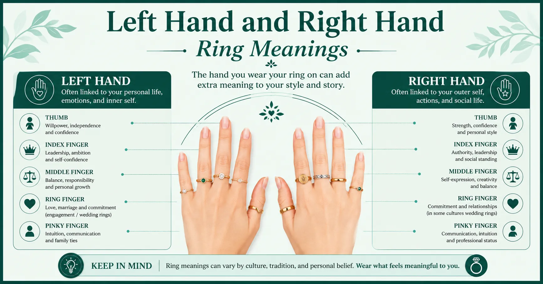 Left Hand and Right Hand Ring Meanings Left Hand and Right Hand Ring Meanings
