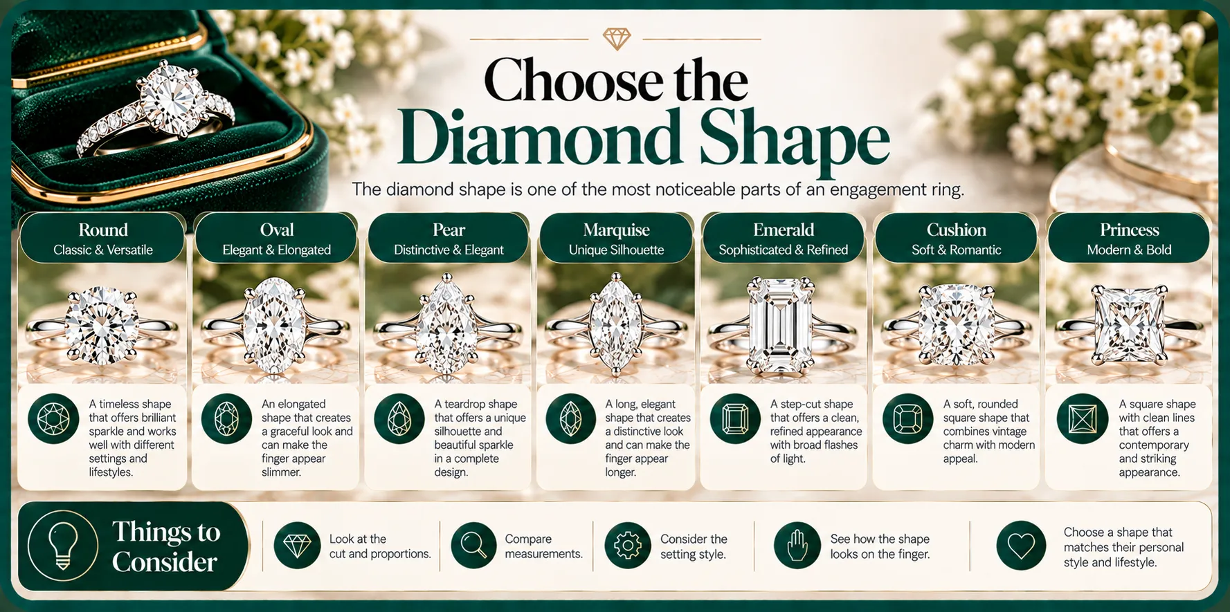 Choose the Diamond Shape Choose the Diamond Shape