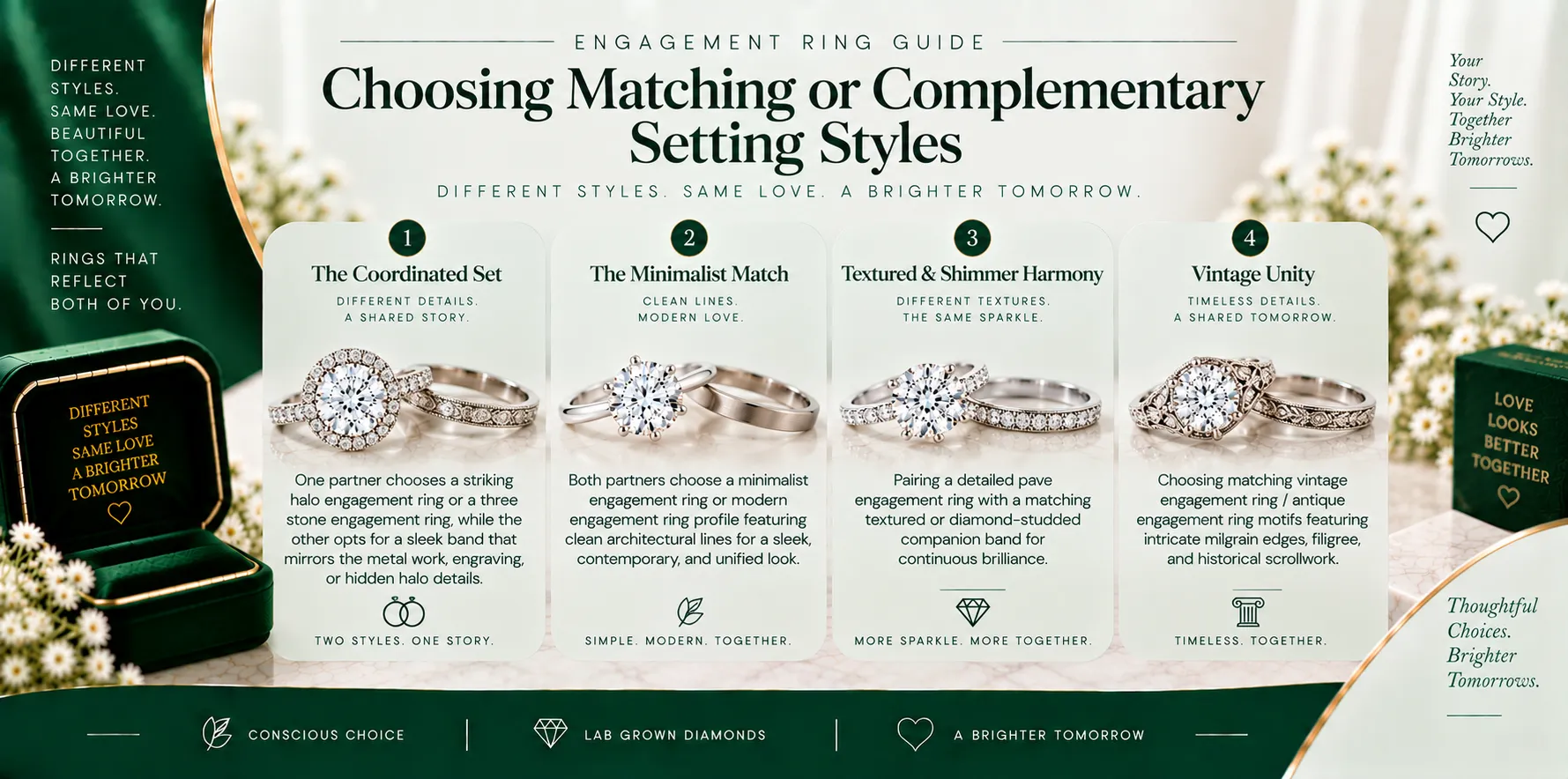 Choosing Matching or Complementary Setting Styles Choosing Matching or Complementary Setting Styles