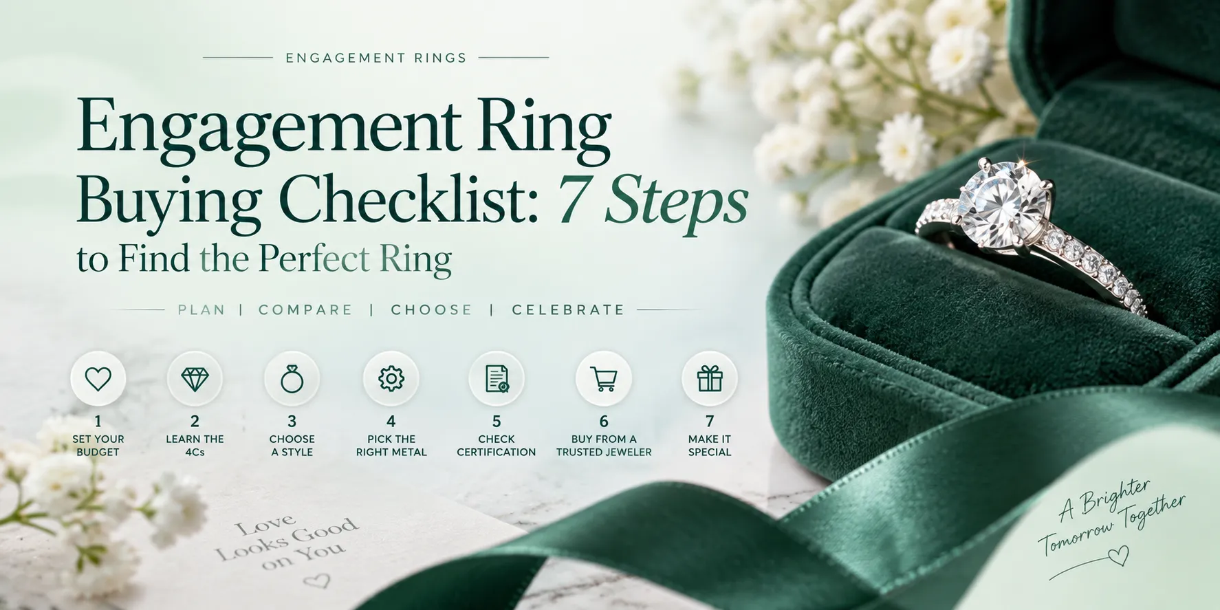 Engagement Ring Buying Checklist 7 Steps to Find the Perfect Ring