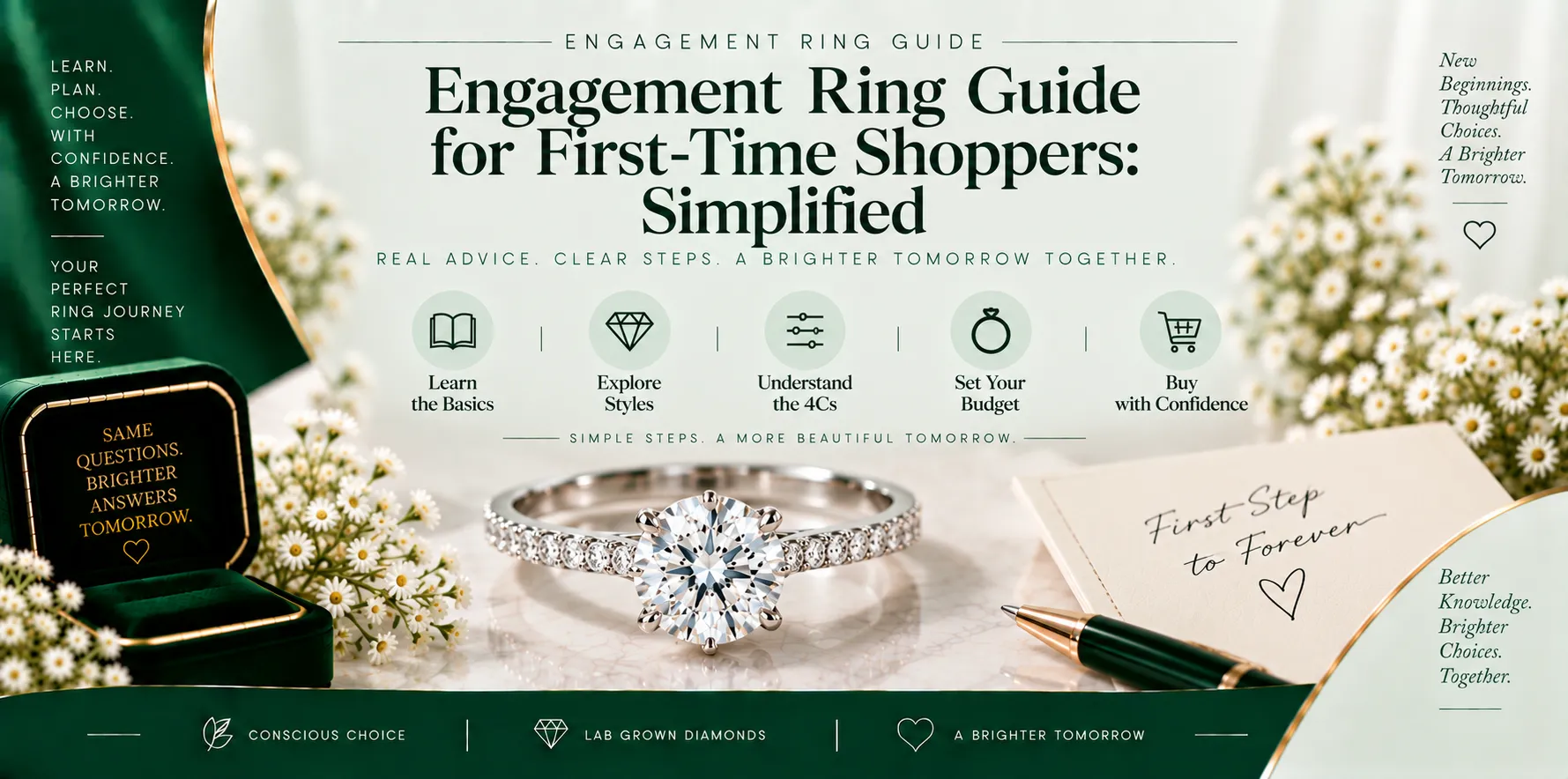 Engagement Ring Guide for First-Time Shoppers Simplified