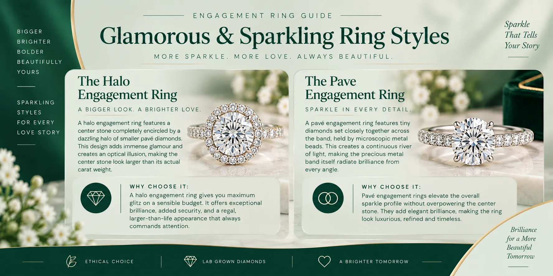 Glamorous & Sparkling Ring Styles Glamorous & Sparkling Ring Styles