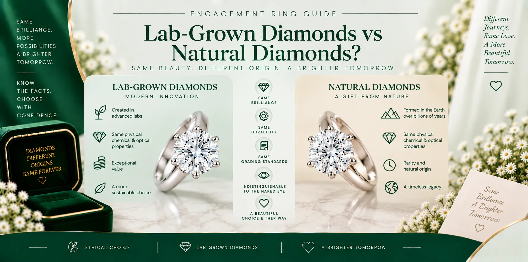 Lab-Grown Diamonds vs Natural Diamonds Lab-Grown Diamonds vs Natural Diamonds