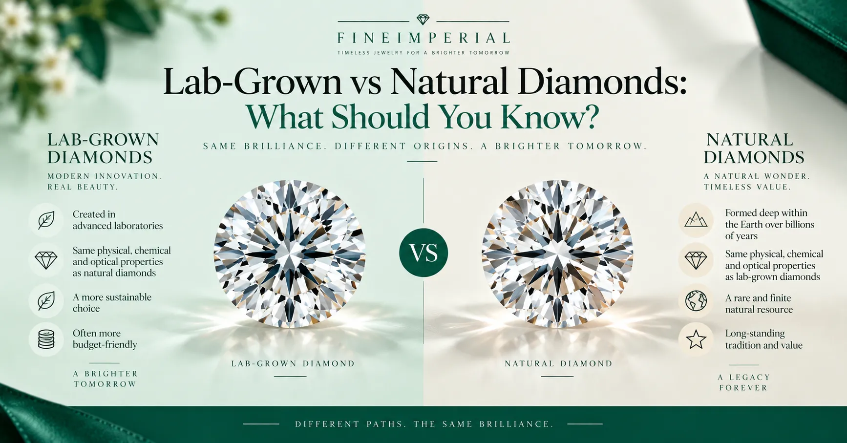 Lab-Grown vs Natural Diamonds What Should You Know Lab-Grown vs Natural Diamonds What Should You Know