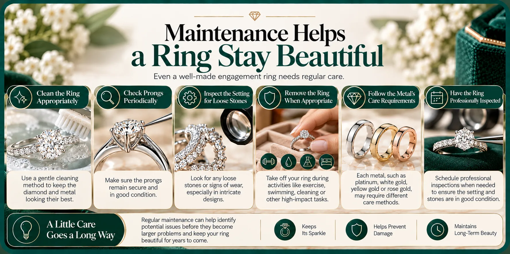 Maintenance Helps a Ring Stay Beautiful Maintenance Helps a Ring Stay Beautiful