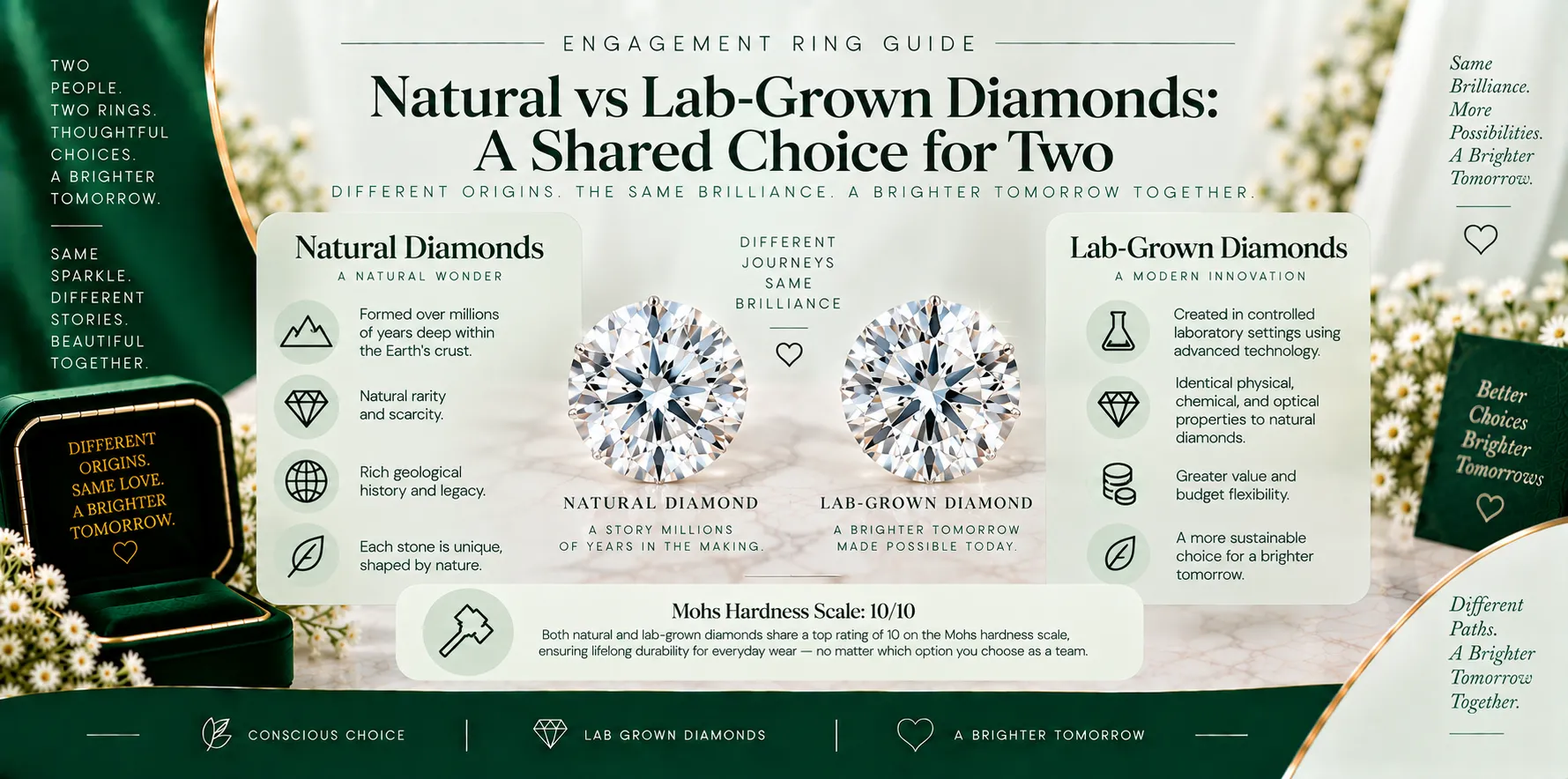 Natural vs Lab-Grown Diamonds A Shared Choice for Two Natural vs Lab-Grown Diamonds A Shared Choice for Two