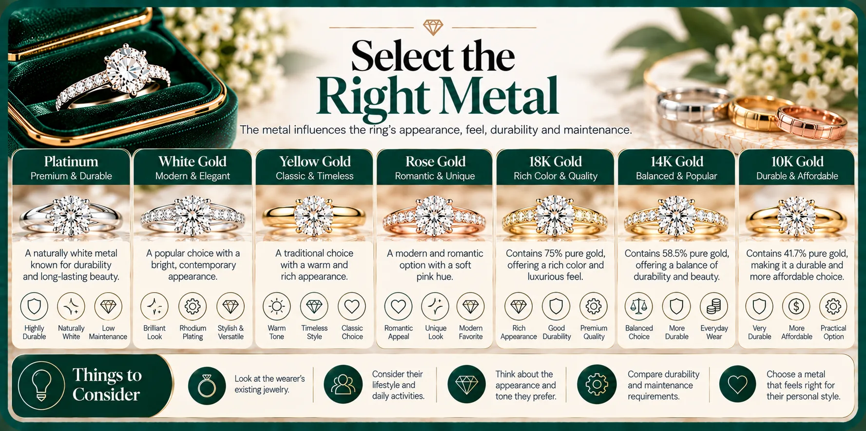 Select the Metal Select the Metal