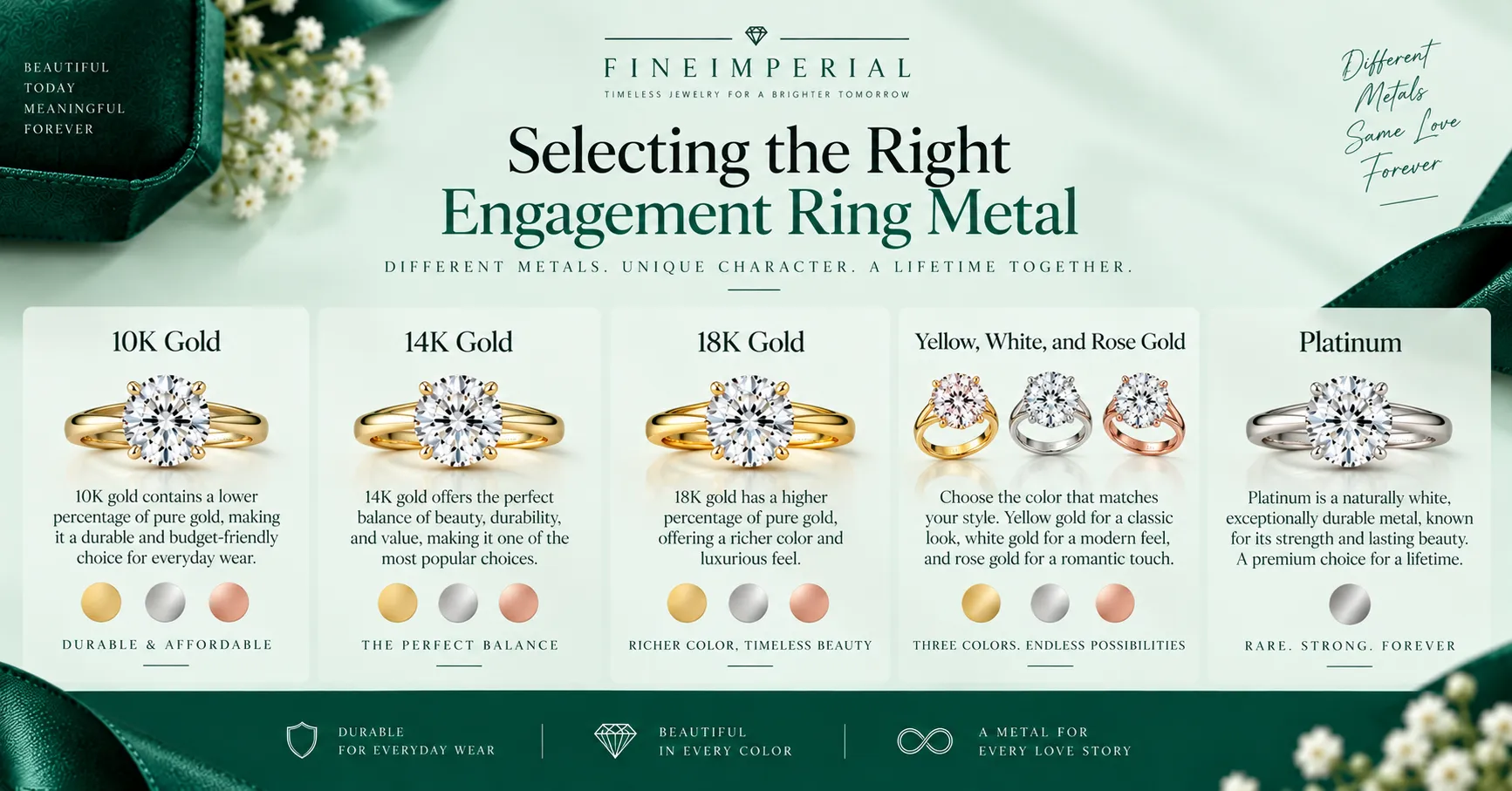 Selecting the Right Engagement Ring Metal Selecting the Right Engagement Ring Metal