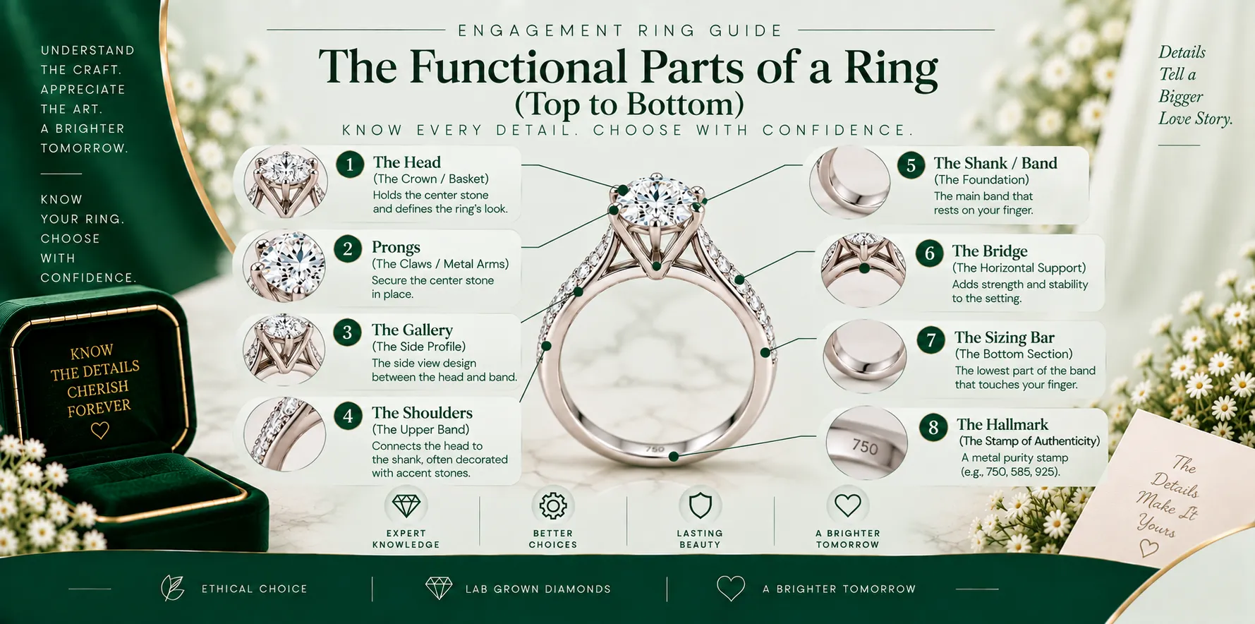The Functional Parts of a Ring (Top to Bottom) The Functional Parts of a Ring (Top to Bottom)
