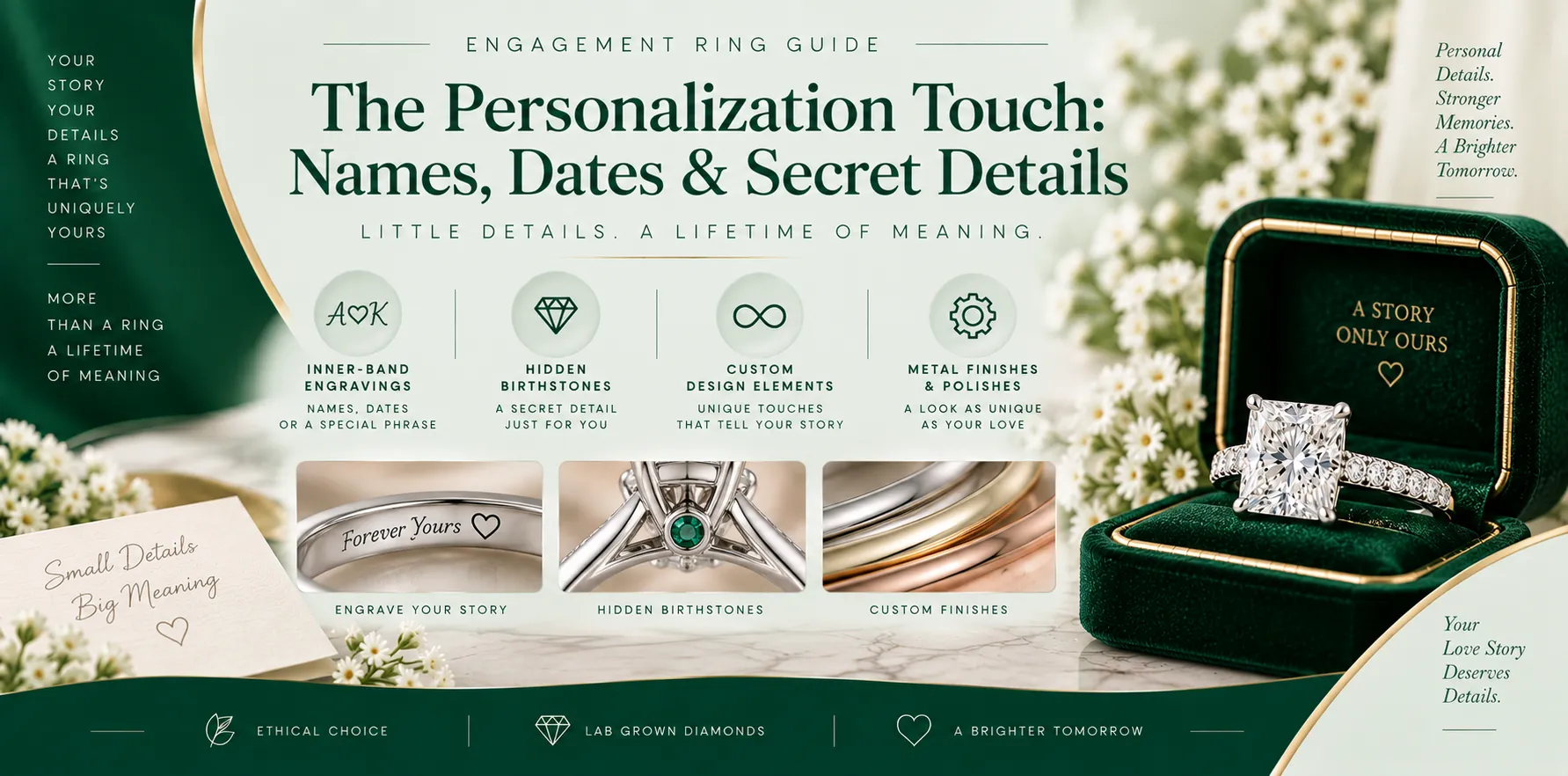The Personalization Touch Names, Dates & Secret Details The Personalization Touch Names, Dates & Secret Details