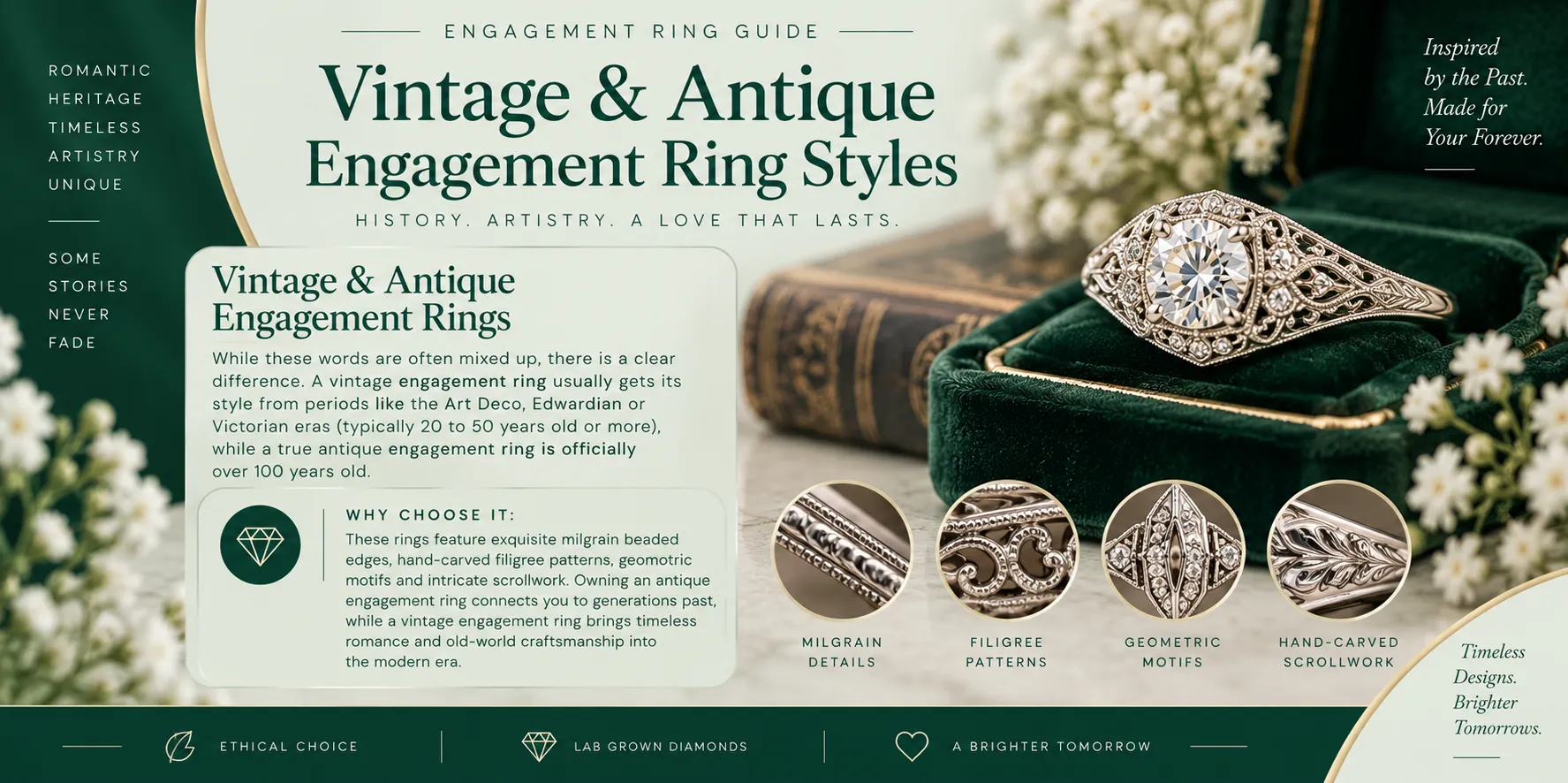 Vintage & Antique Engagement Ring Styles Vintage & Antique Engagement Ring Styles