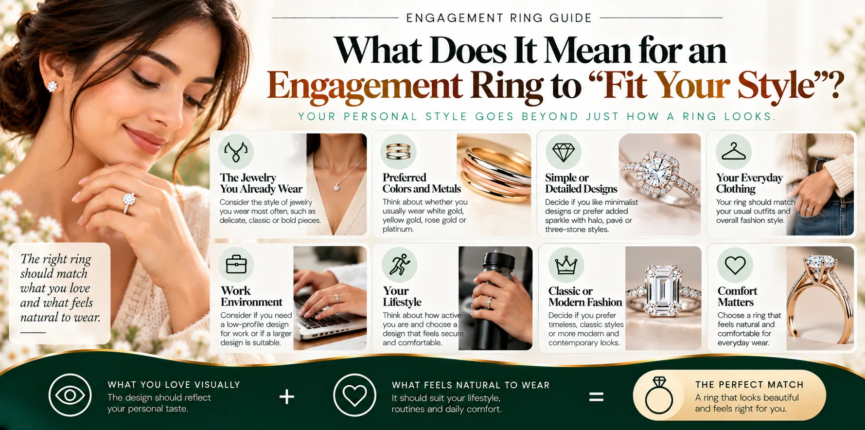 What Does It Mean for an Engagement Ring to “Fit Your Style” What Does It Mean for an Engagement Ring to “Fit Your Style”
