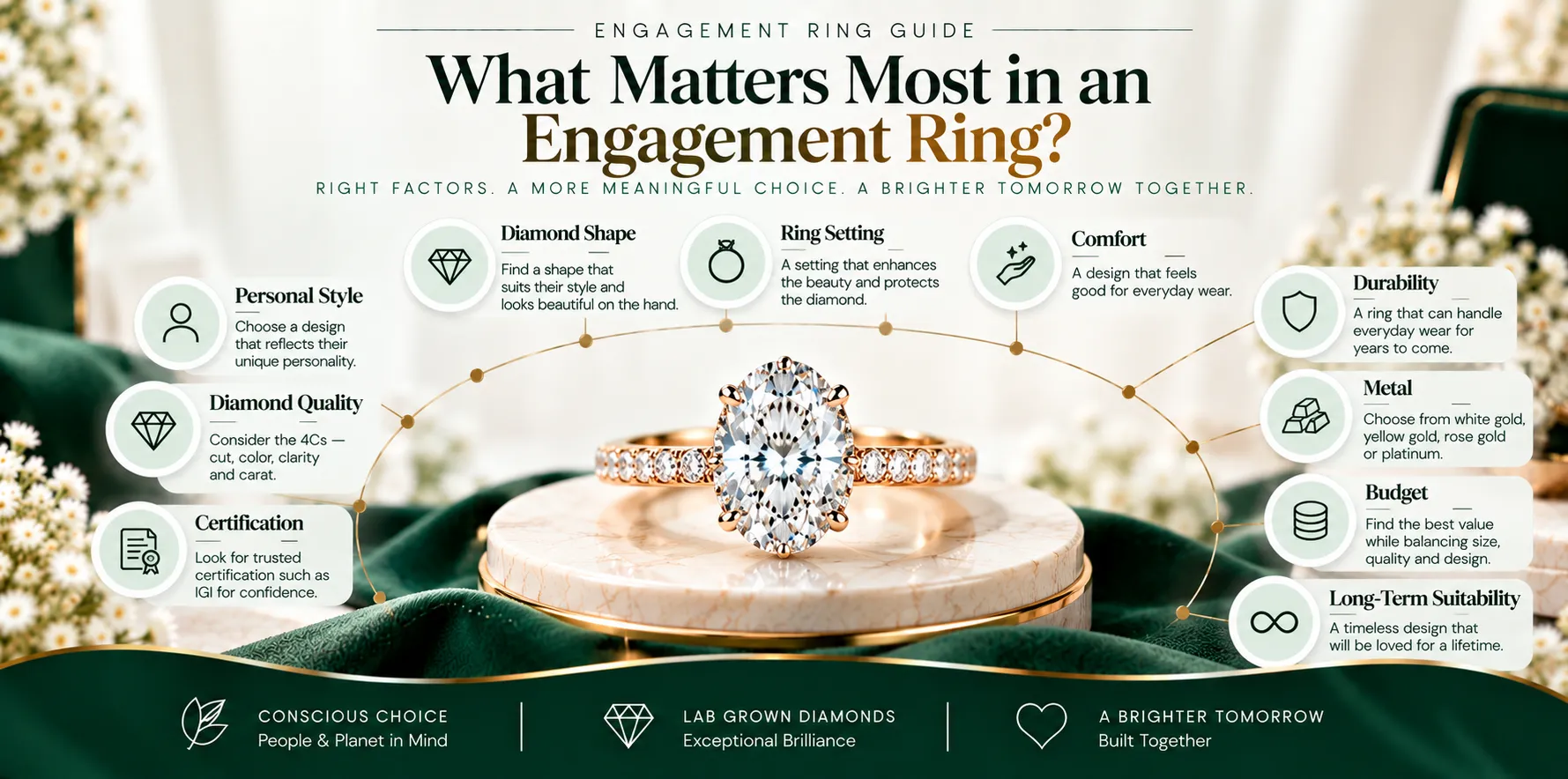 What Matters Most in an Engagement Ring What Matters Most in an Engagement Ring