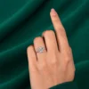 IGI certified radiant diamond ring