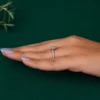 Lab grown diamond anniversary gift ring