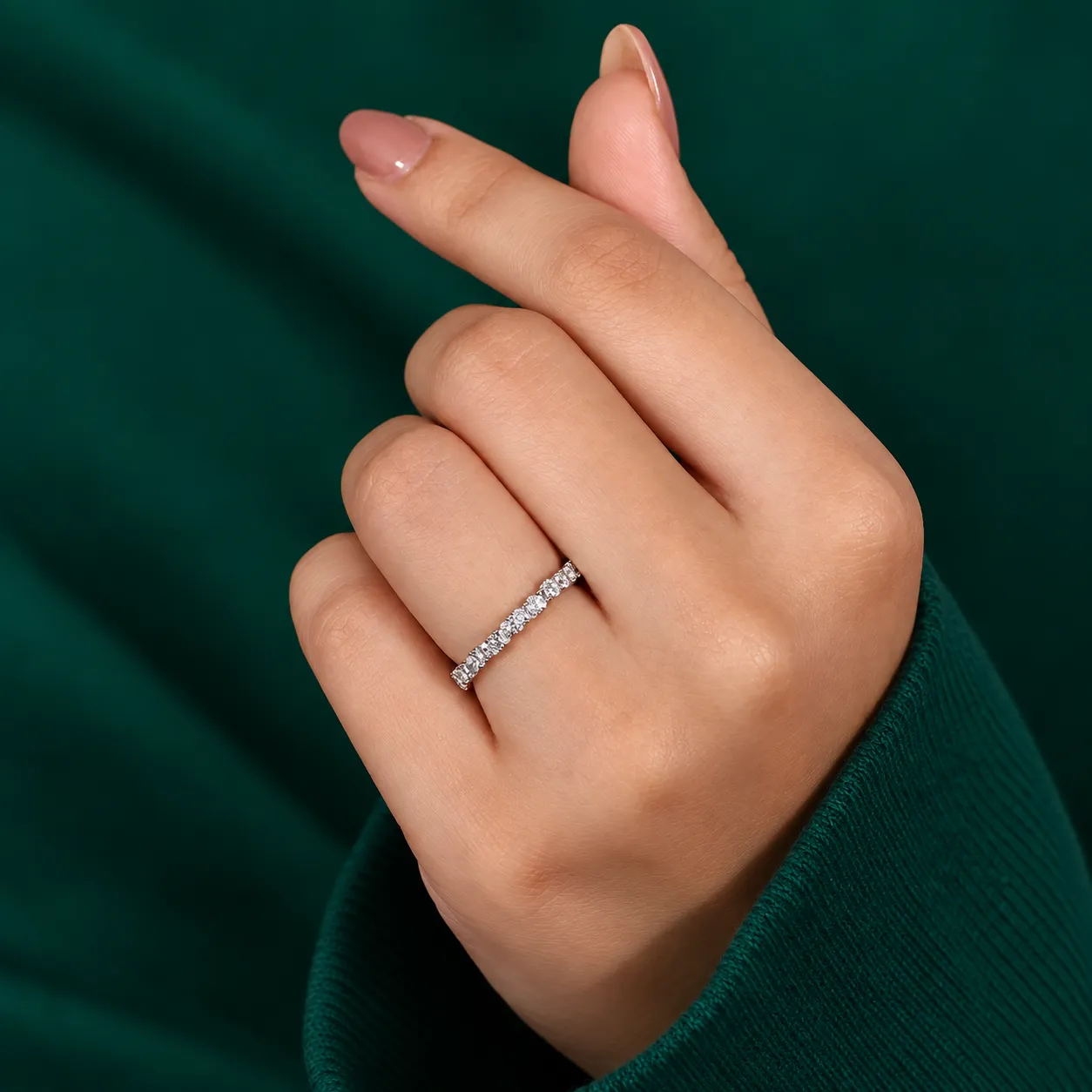 Lab grown diamond bridal set gift