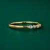 Lab grown diamond stackable wedding band