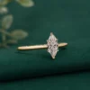 Marquise diamond engagement ring