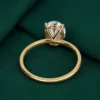 Oval diamond wedding anniversary ring