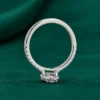 Pear diamond anniversary ring