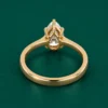 Pear diamond anniversary ring