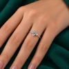 Pear diamond ring for girlfriend