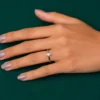 Simple marquise diamond ring
