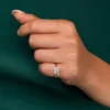 You and me diamond wedding ring